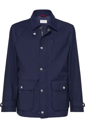 Brunello Cucinelli Raglan-sleeve field jacket