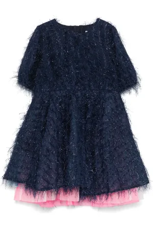 Billieblush Fringe-detail dress