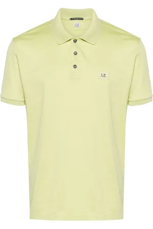 C.P. Company Logo-patch jersey polo shirt
