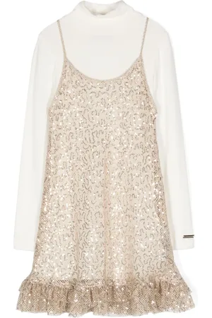 MONNALISA High-neck layered dress