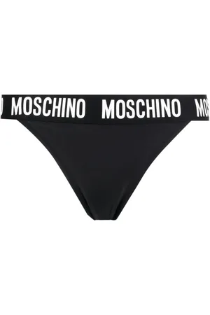 Moschino Logo tape bikini bottoms