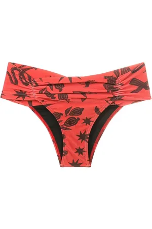 Lygia & Nanny Jasper gather-detail bikini bottoms