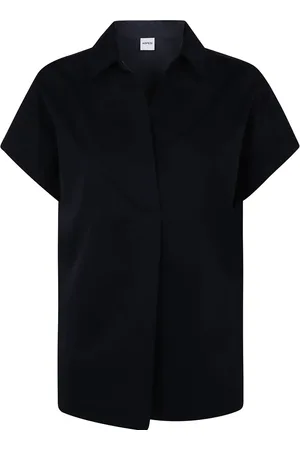 Aspesi Short-sleeve cotton blouse