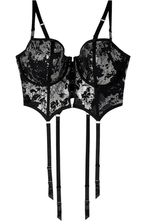 Diesel X Savage x Fenty foiled bustier