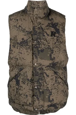Represent Camouflage-print puffer gilet