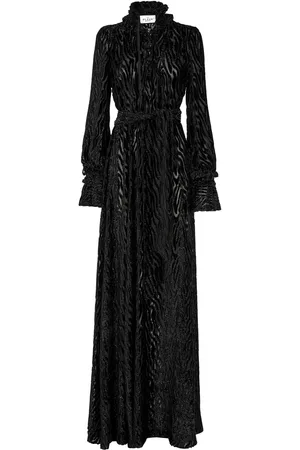 Philipp Plein Chiffon Gipsy devor??-effect dress