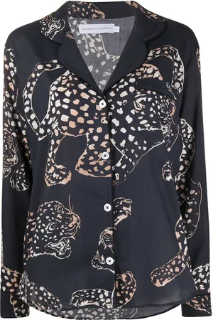 Desmond & Dempsey The Jaguar long pyjama set