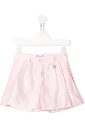 Simonetta Pleated detail high-waisted shorts