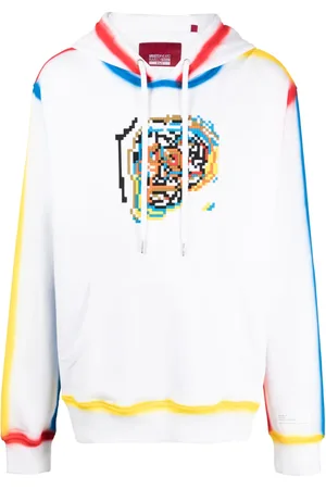 MOSTLY HEARD RARELY SEEN Skull Blowing graphic-print cotton hoodie