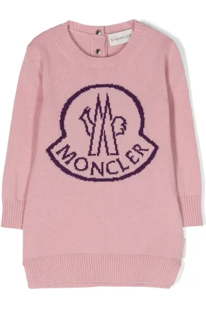 Moncler Logo-print knitted sweatshirt dress