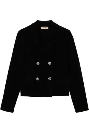 Twin-Set Knitted double-breasted blazer