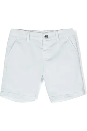 Roberto Cavalli Monogram-patch cotton shorts