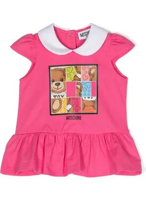 Moschino Graphic-print cotton dress
