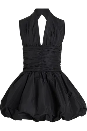 Patou Open-back bubble mini dress