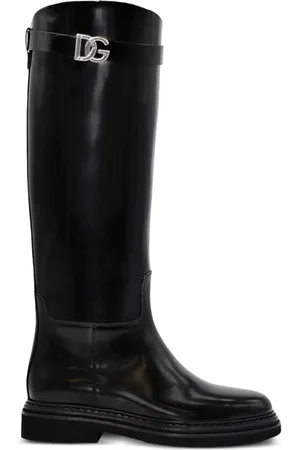 Dolce & Gabbana Logo-plaque equestrian boots