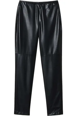 Twin-Set Faux-leather leggings