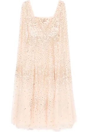 Needle & Thread Cape sleeves dress