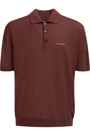 Marni Logo-embroidered polo shirt