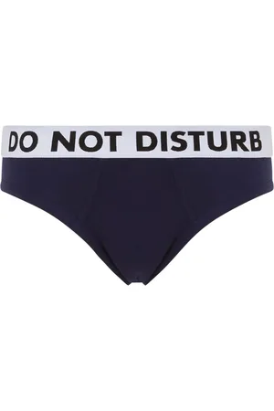 Moschino Slogan-waistband briefs