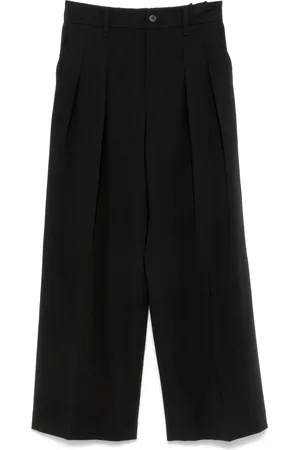 Issey Miyake Wool gabardine trousers