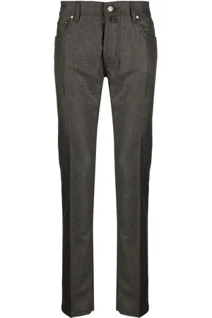 Jacob Cohen Bard slim-cut flannel trousers