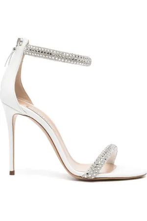 Casadei Scarlet 100mm leather sandals