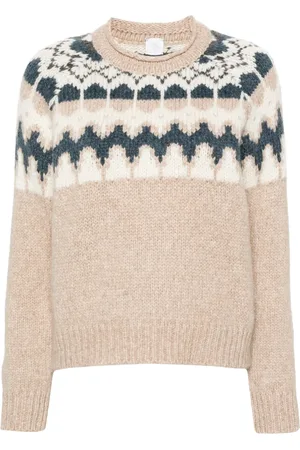 ELEVENTY Intarsia-pattern knitted jumper