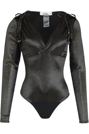 AMIR SLAMA V-neck stretch body