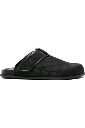 VALENTINO GARAVANI Toile Iconographe-jacquard slippers