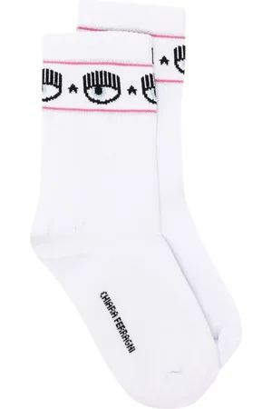 Chiara Ferragni Eye Star ribbed-ankle socks