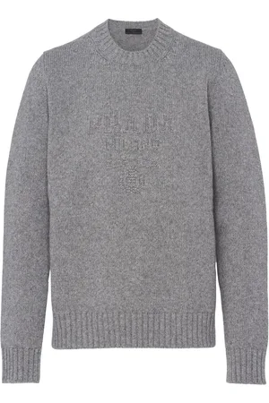 Prada Logo-embroidered jumper