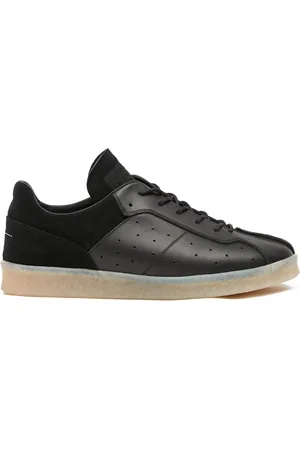 Maison Margiela Semi-sheer sole leather lace-up sneakers