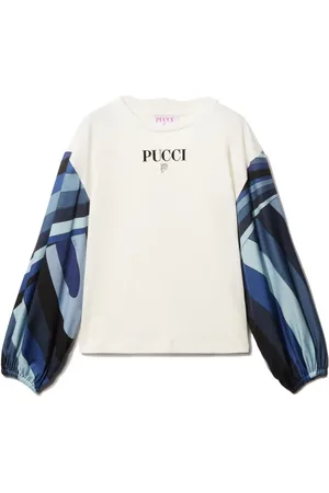 PUCCI Junior Iride-print cotton T-shirt