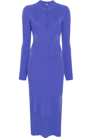 Patrizia Pepe Logo-charm midi dress