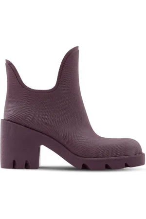 Burberry 70mm round-toe slip-on boots