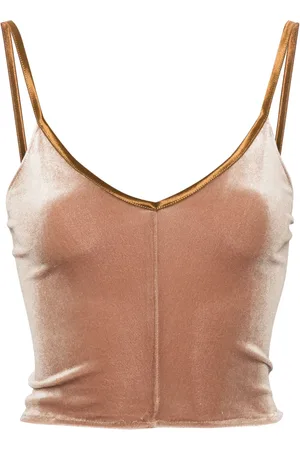 FORTE FORTE Velvet cropped top