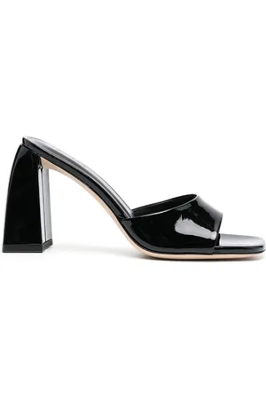 By Far 100mm patent-leather sandals