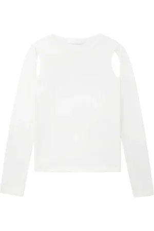 Helmut Lang Cut-out fine-knit jumper