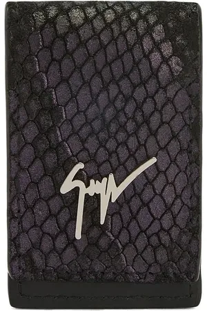 Giuseppe Zanotti Albert snakeskin effect cardholder