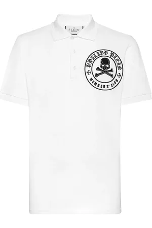 Philipp Plein Skull & Bones piqu?? polo shirt