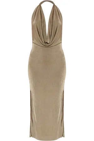 MISBHV Cowl-neck midi dress