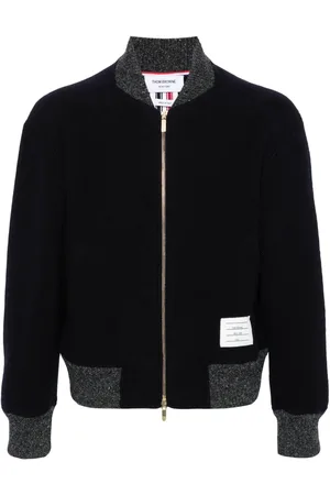 Thom Browne Zip-up wool bomber jacket