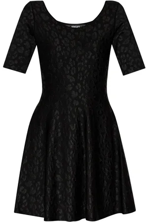 VERSACE Medusa jacquard mini dress