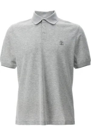 Brunello Cucinelli Logo-embroidery piqu?? polo shirt