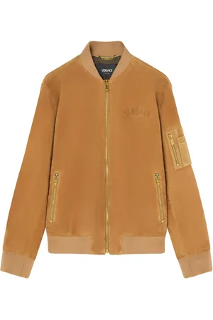 VERSACE Suede bomber jacket