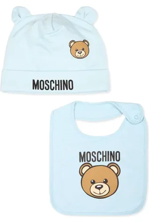 Moschino Teddy bear-print beanie (set of two)