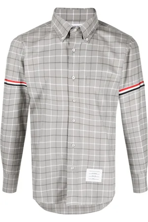 Thom Browne Tattersall-checked cotton shirt