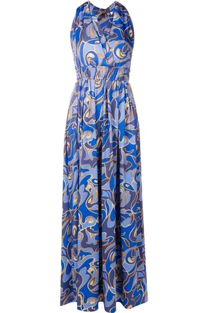 Lygia & Nanny Graphic-print halterneck dress