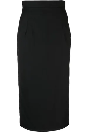Thom Browne Twill-weave pencil skirt