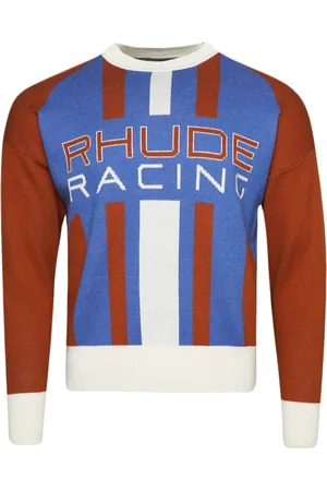 Rhude Logo intarsia wool jumper